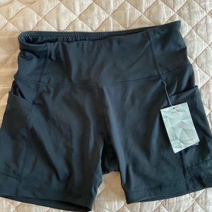 black biker shorts